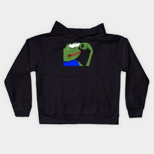 Crying Pepe Kids Hoodie